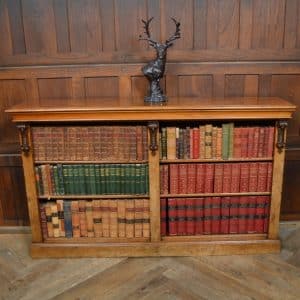 Victorian Walnut Bookcase/ Display Cabinet SAI2927 Antique Bookcases