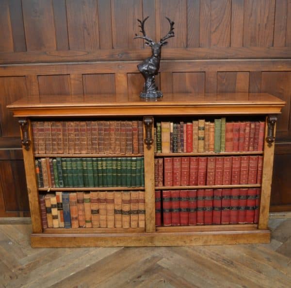 Victorian Walnut Bookcase/ Display Cabinet SAI2927