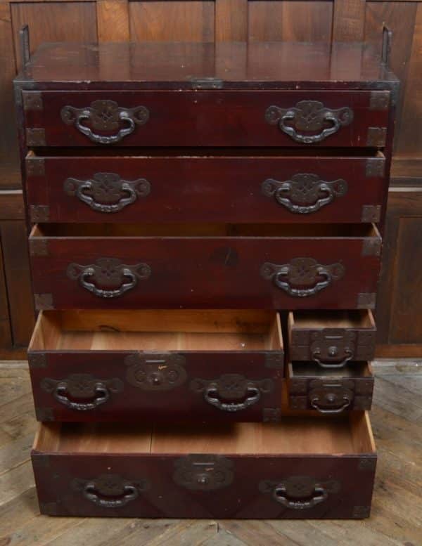 Vintage Japanese Tansu Chest SAI2920 TANSU Antique Chest Of Drawers 11