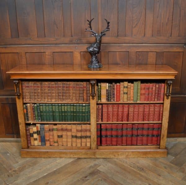 Victorian Walnut Bookcase/ Display Cabinet SAI2927 - Image 6