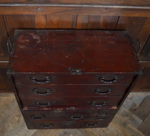 Vintage Japanese Tansu Chest SAI2920 - Image 8