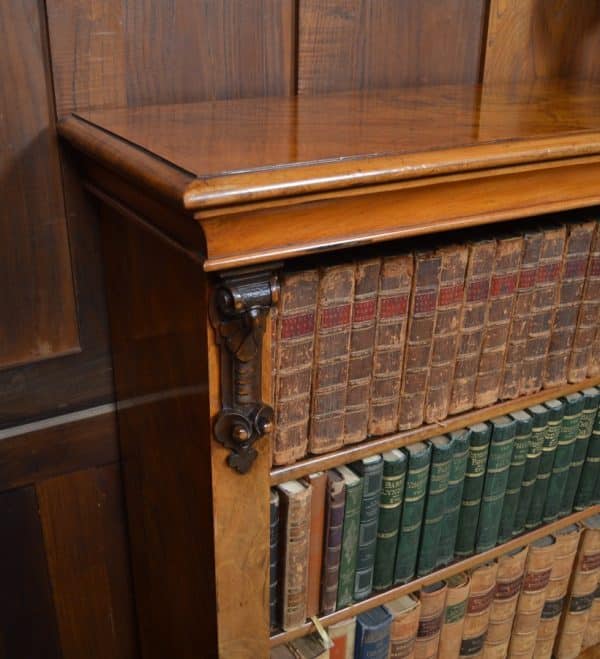Victorian Walnut Bookcase/ Display Cabinet SAI2927 Antique Bookcases 6