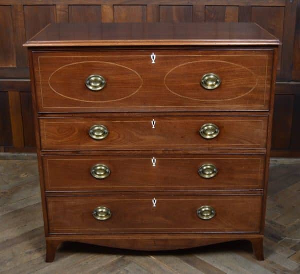 Regency Mahogany Secretaire Chest SAI2935 - Image 18