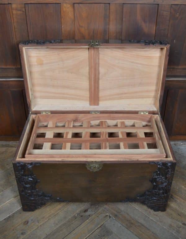 Chinese Camphor Wood Storage / Blanket Box SAI2939 Antique Chests 13