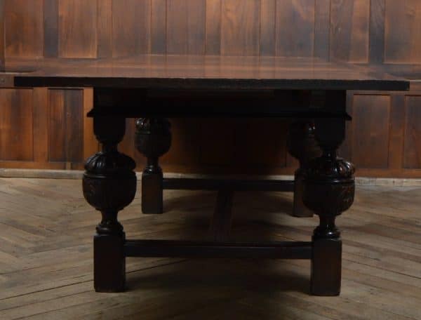 Edwardian Oak Pull- Out Table SAI2928 Antique Furniture 4