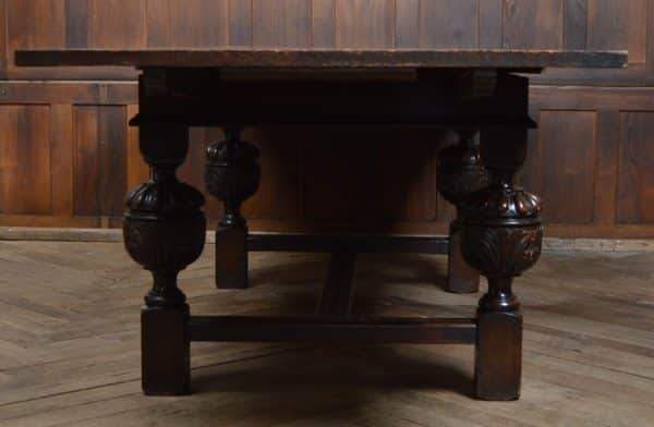 Edwardian Oak Pull- Out Table SAI2928 Antique Furniture 16