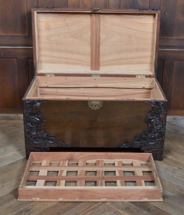 Chinese Camphor Wood Storage / Blanket Box SAI2939 Antique Chests 15
