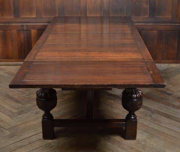 Edwardian Oak Pull- Out Table SAI2928 Antique Furniture 15