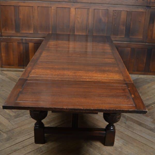 Edwardian Oak Pull- Out Table SAI2928 - Image 12