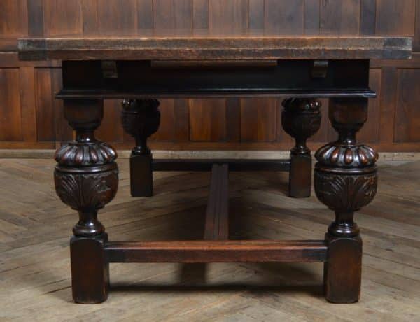 Edwardian Oak Pull- Out Table SAI2928 Antique Furniture 13
