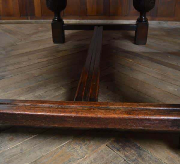 Edwardian Oak Pull- Out Table SAI2928 - Image 8