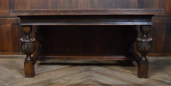 Edwardian Oak Pull- Out Table SAI2928 Antique Furniture 3