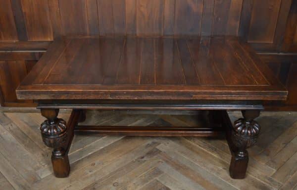 Edwardian Oak Pull- Out Table SAI2928 - Image 6