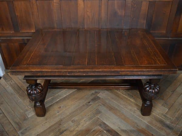 Edwardian Oak Pull- Out Table SAI2928 - Image 5