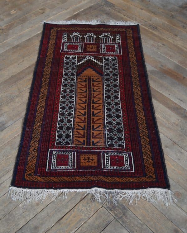 Vintage Belouch Hand Woven Rug SAI2945 - Image 10