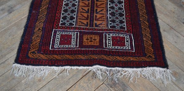 Vintage Belouch Hand Woven Rug SAI2945 - Image 9