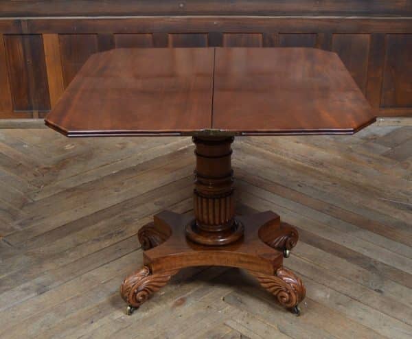 William IV Mahogany Fold Over Tea Table SAI2909 Antique Furniture 10