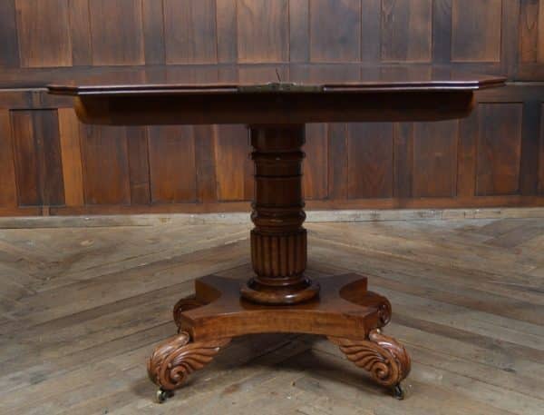 William IV Mahogany Fold Over Tea Table SAI2909 Antique Furniture 9