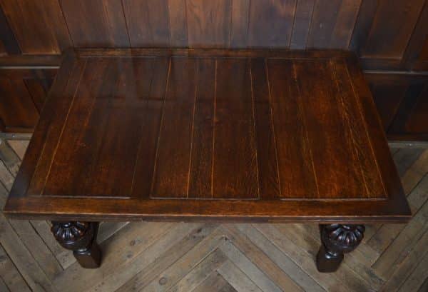 Edwardian Oak Pull- Out Table SAI2928 Antique Furniture 5