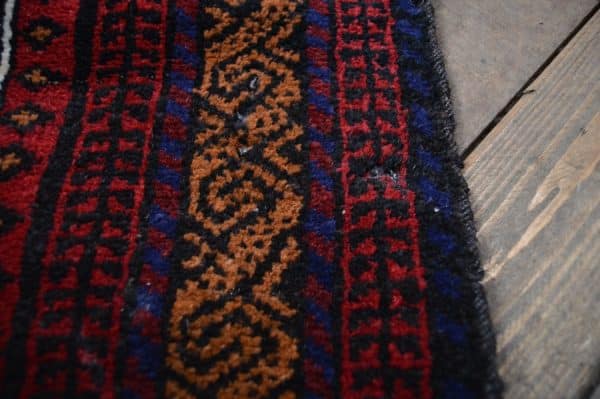 Vintage Belouch Hand Woven Rug SAI2945 - Image 7