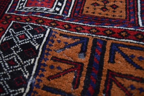Vintage Belouch Hand Woven Rug SAI2945 - Image 6