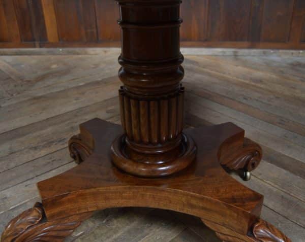 William IV Mahogany Fold Over Tea Table SAI2909 - Image 5