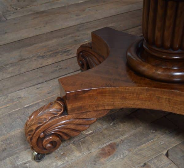 William IV Mahogany Fold Over Tea Table SAI2909 Antique Furniture 6
