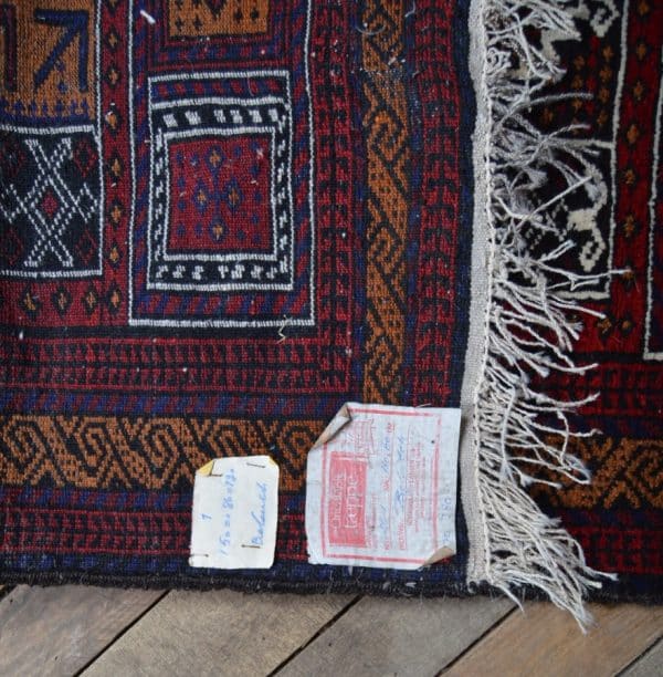 Vintage Belouch Hand Woven Rug SAI2945 - Image 2