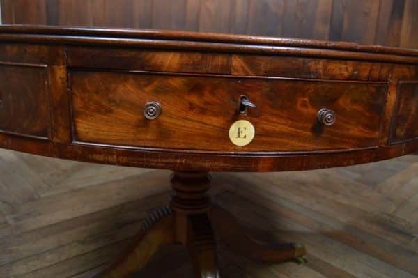 Regency Mahogany Drum Table SAI2936 - Image 9