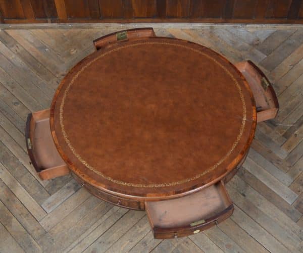 Regency Mahogany Drum Table SAI2936 Antique Furniture 7