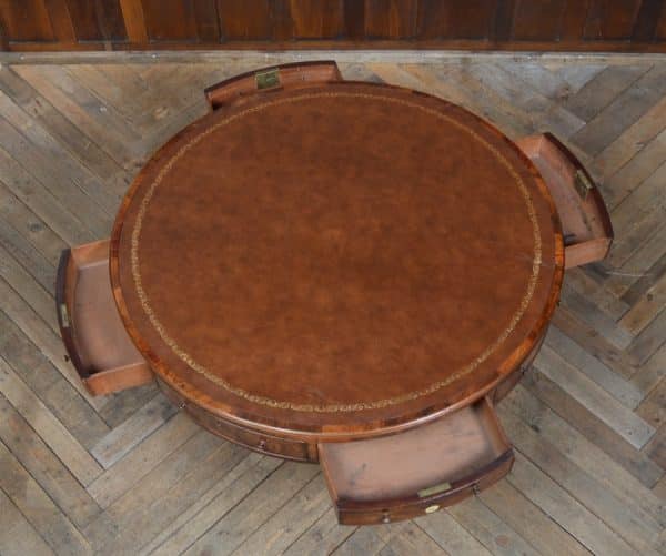 Regency Mahogany Drum Table SAI2936 - Image 5