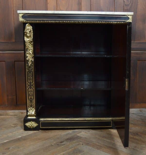 Victorian Mable Top Pier Cabinet SAI2913 Antique Cabinets 14