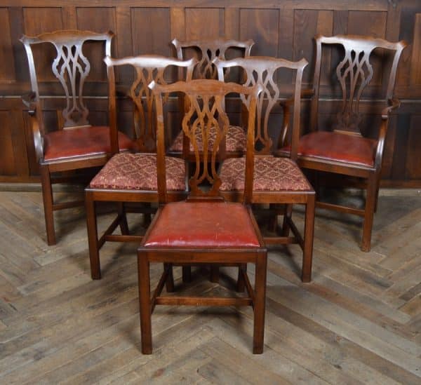 Set Of 6 Georgian Mahogany Chairs SAI2943 Antique Chairs 3