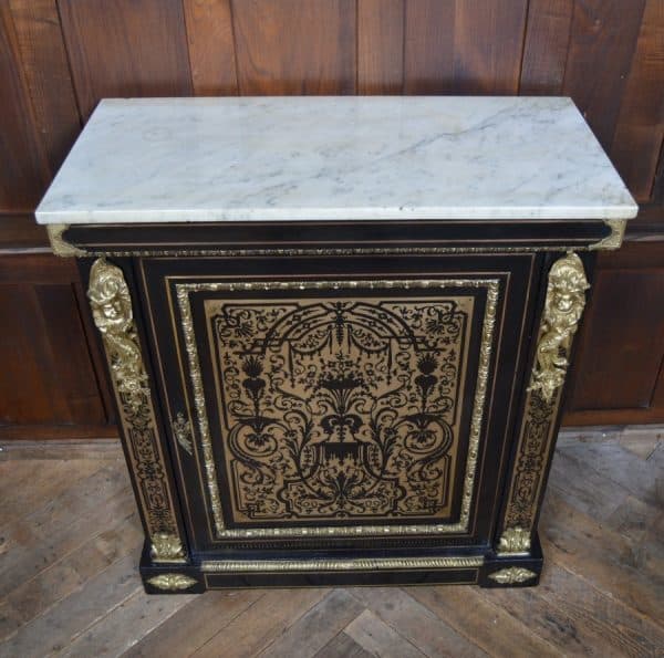 Victorian Mable Top Pier Cabinet SAI2913 Antique Cabinets 10