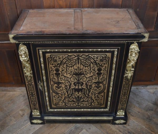 Victorian Mable Top Pier Cabinet SAI2913 Antique Cabinets 9