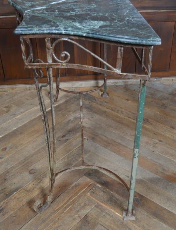 Green Marble Top Console / Hall Table SAI2931 Antique Furniture 8