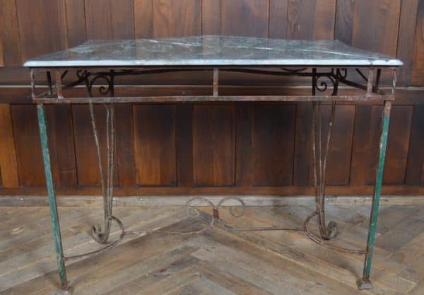 Green Marble Top Console / Hall Table SAI2931 Antique Furniture 9