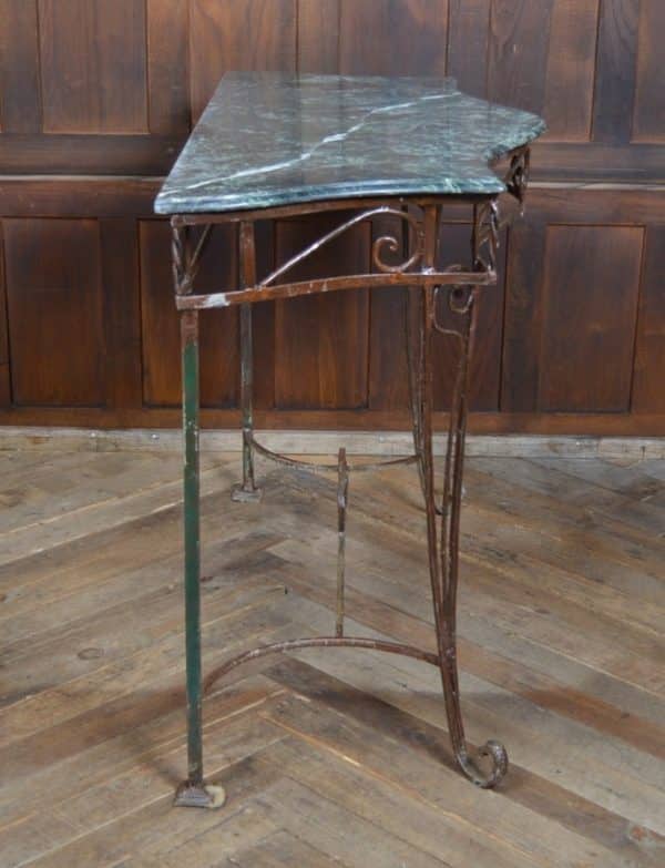 Green Marble Top Console / Hall Table SAI2931 Antique Furniture 10