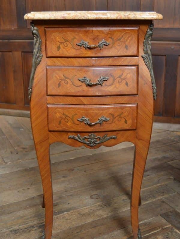 Pair Of French Style Bedside Drawers SAI2944 Antique Draws 16