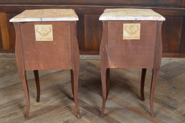 Pair Of French Style Bedside Drawers SAI2944 Antique Draws 11