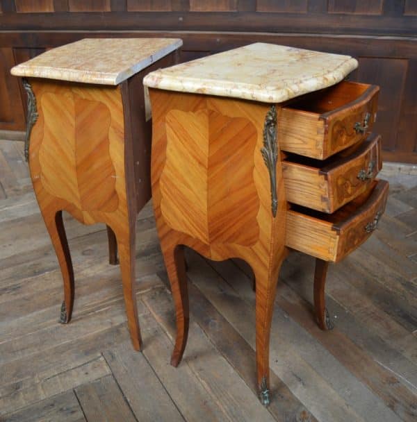 Pair Of French Style Bedside Drawers SAI2944 Antique Draws 7