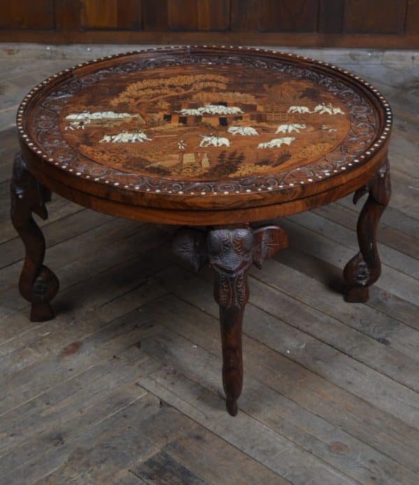 Indian Rosewood Elephant Table SAI2914 Antique Furniture 3