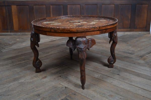 Indian Rosewood Elephant Table SAI2914 Antique Furniture 4