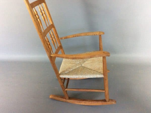 Cotswold School Rocking Chair by Edward Gardiner c1930’s cotswold school Antique Chairs 10