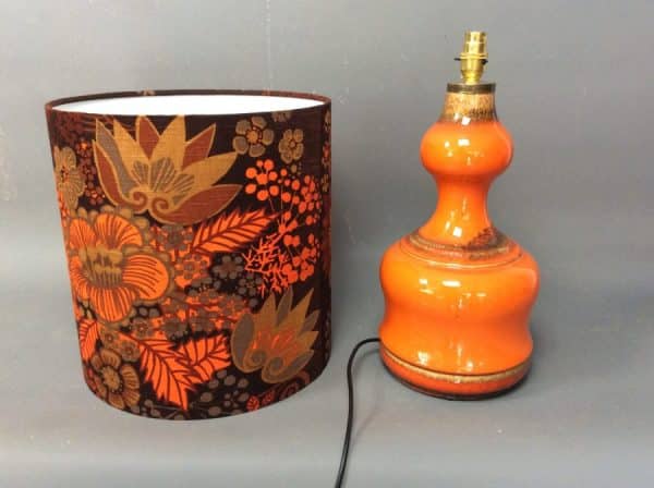 Mid Century West German Ceramic Table Lamp c1960’s/70’s lighting Antique Lighting 5