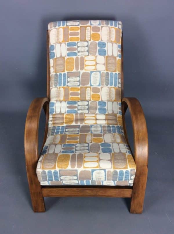 Art Deco Lounge Chair by Suparest c1930’s armchair Antique Chairs 7