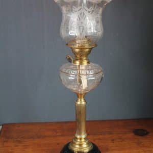 Victorian Oil Lamp antique oil lamp Antique Lighting