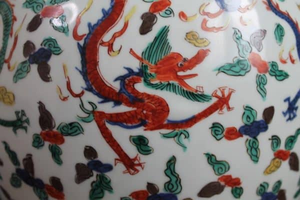 Chinese Dragon Vase Chinese Vase, Dragon Vase, 5 clawed dragon, Antique Vases 7