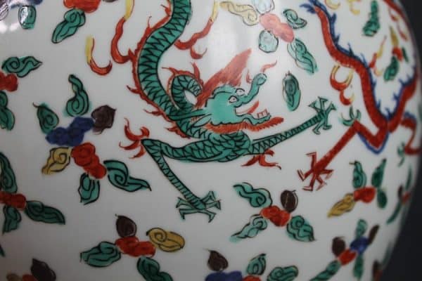 Chinese Dragon Vase Chinese Vase, Dragon Vase, 5 clawed dragon, Antique Vases 8
