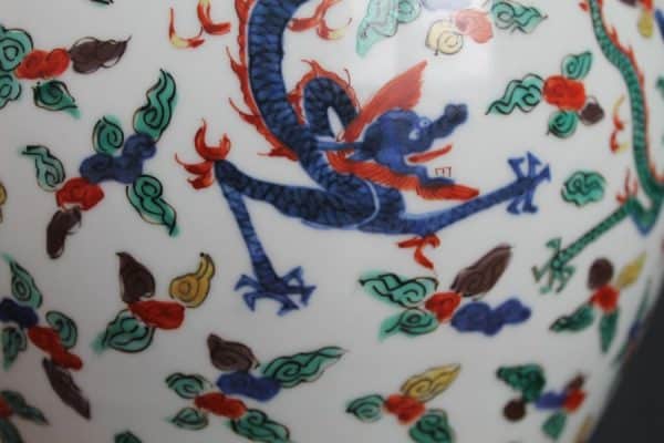 Chinese Dragon Vase Chinese Vase, Dragon Vase, 5 clawed dragon, Antique Vases 9
